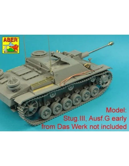 Early muzzle brake for 7, 5cm barrel Pz. IV, Ausf. G, 1/16 - Aber M...