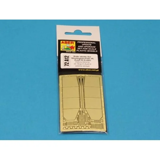 Side skirts for Stug. III (Late) - Aber Models 72 A12