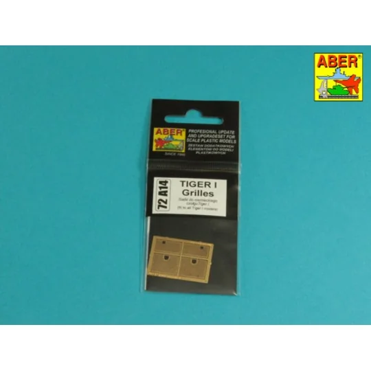 Tiger I, Ausf.E- Grilles, 1/72 - Aber Models 72 A14 Tiger I, Ausf.E- Grilles, 1/72 - Aber Models 72 A14
