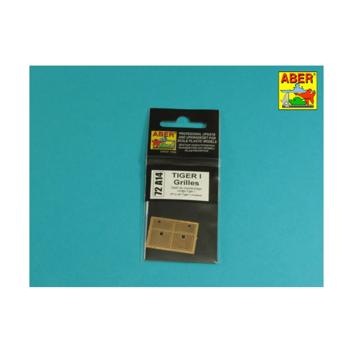 Tiger I, Ausf.E- Grilles, 1/72 - Aber Models 72 A14 Tiger I, Ausf.E- Grilles, 1/72 - Aber Models 72 A14