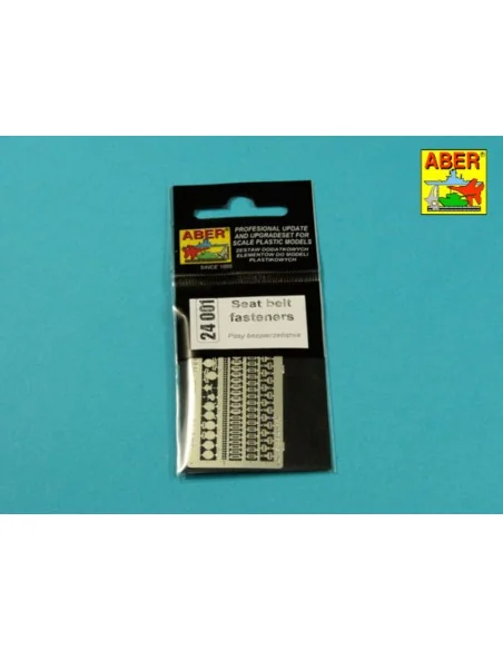 Seat belt fasteners, 1/24 - Aber Models 24001