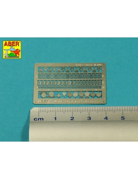 Seat belt fasteners, 1/24 - Aber Models 24001