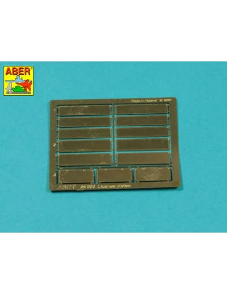 License plates, 1/24 - Aber Models 24003