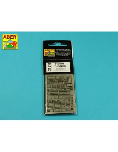 Hood hinges for all cars, 1/24 - Aber Models 24010
