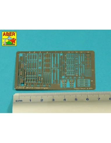 Hood hinges for all cars, 1/24 - Aber Models 24010