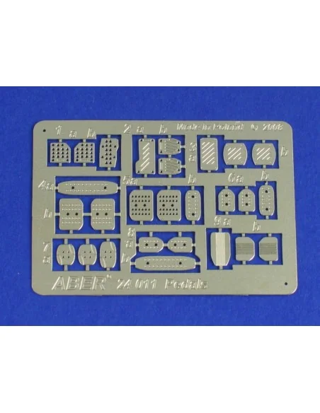Pedals for all cars, 1/24 - Aber Models 24011