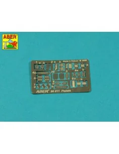 [NO_DESC] Pedals for all cars, 1/24 - Aber Models 24011 2