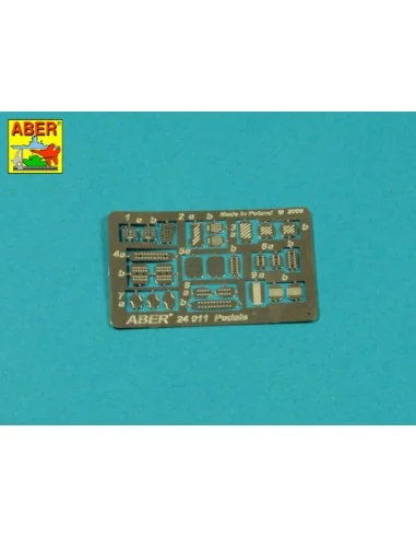 Pedals for all cars, 1/24 - Aber Models 24011