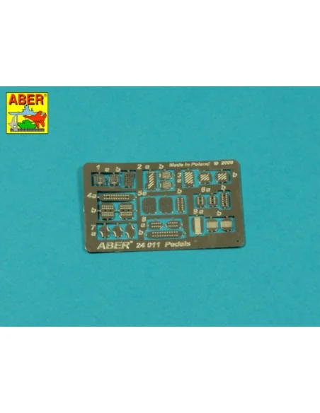Pedals for all cars, 1/24 - Aber Models 24011