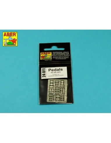 [NO_DESC] Pedals for all cars, 1/24 - Aber Models 24011