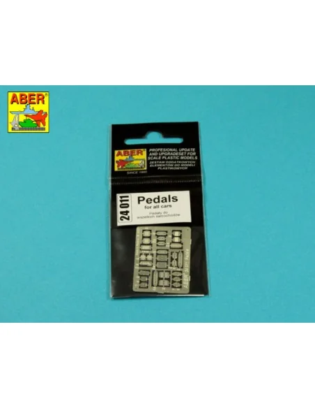 Pedals for all cars, 1/24 - Aber Models 24011