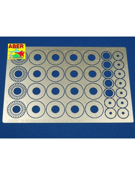 Standart slotted discs brakes dia.14mm, 1/24 - Aber Models 24015
