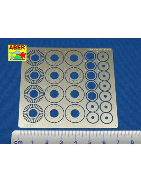 Standard drilled discs brakes dia 14mm, 1/24 - Aber Models 24019