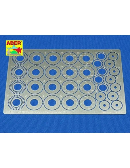 Standard slotted discs 13mm, 1/24 - Aber Models 24023