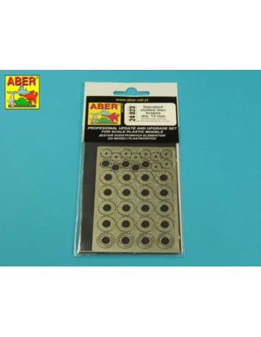 Standard slotted discs 13mm, 1/24 - Aber Models 24023