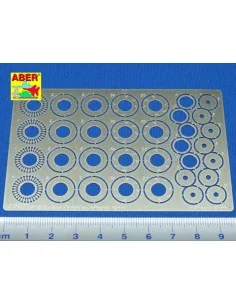 Standard slotted discs 12mm, 1/24 - Aber Models 24025 2