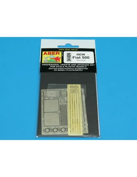 New Fiat 500, 1/24 - Aber Models 24026