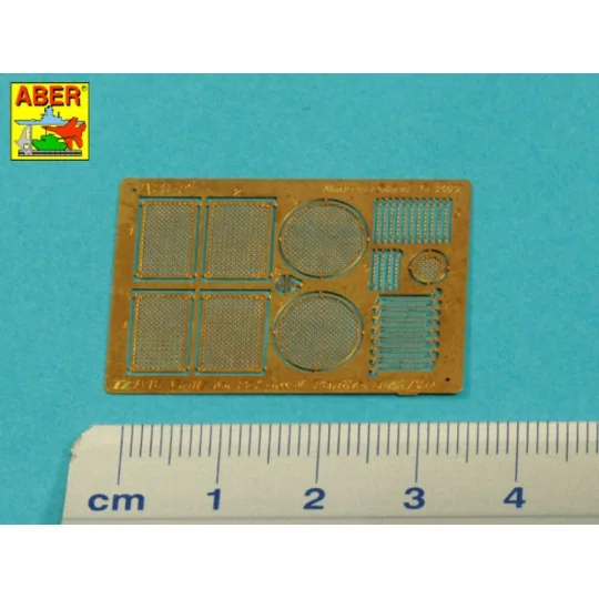 Panther, Ausf.A/D- Grilles, 1/72 - Aber Models 72 A16