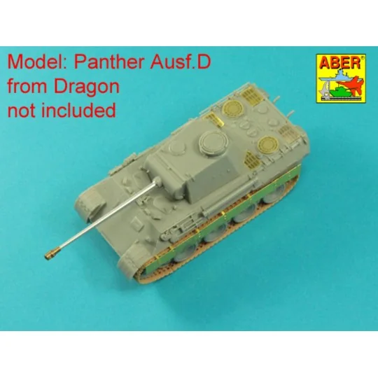 Panther, Ausf.A/D- Grilles, 1/72 - Aber Models 72 A16