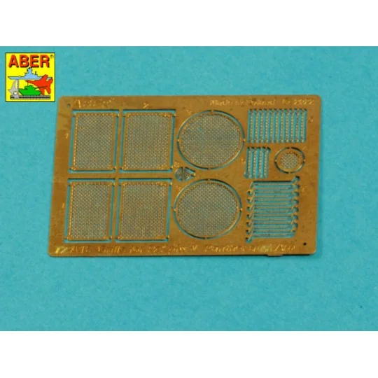 Panther, Ausf.A/D- Grilles, 1/72 - Aber Models 72 A16