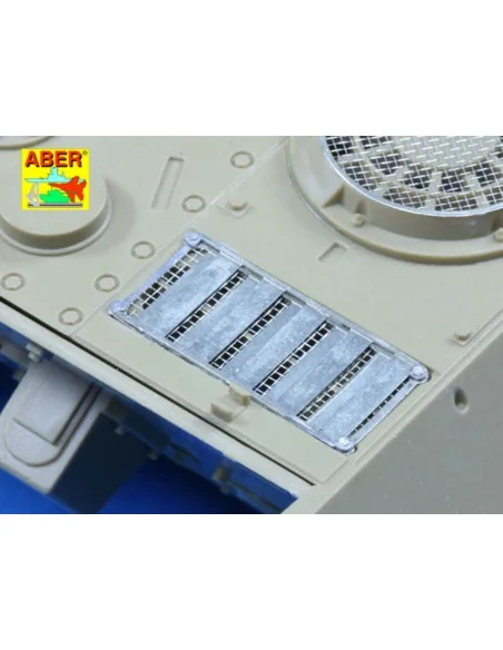 Grilles for Sd.Kfz.171 Panther Ausf.G late model, 1/25 - Aber Model...