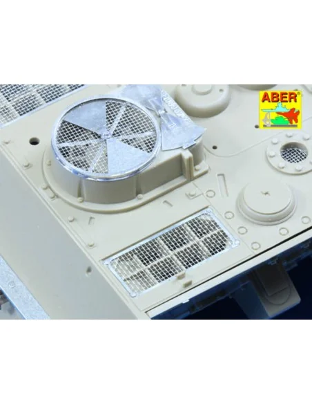 Grilles for Sd.Kfz.171 Panther Ausf.G late model, 1/25 - Aber Model...