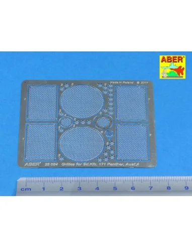Grilles for Panther, Ausf.A/D, 1/25 - Aber Models 25004