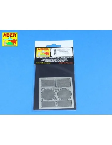 Grilles for Jagdpanther, 1/25 - Aber Models 25005