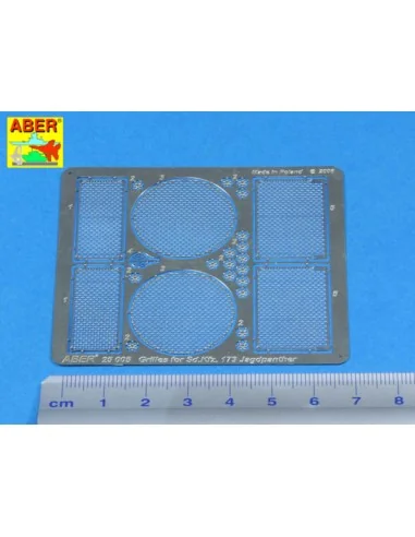 Grilles for Jagdpanther, 1/25 - Aber Models 25005