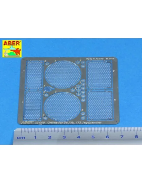 Grilles for Jagdpanther, 1/25 - Aber Models 25005