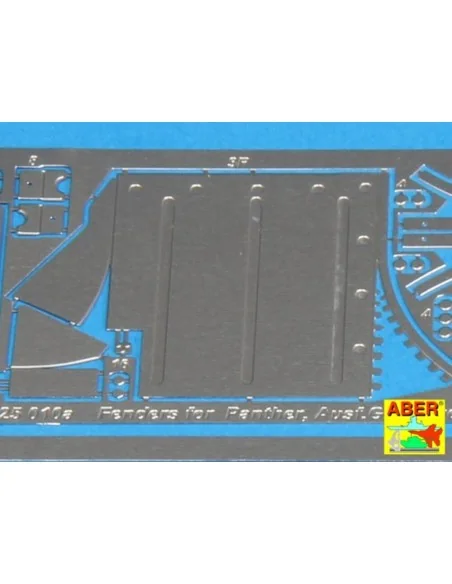 Fenders for Panther G, 1/25 - Aber Models 25010