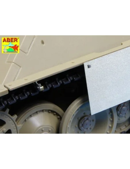 Side skirts for Panther G, 1/25 - Aber Models 25011