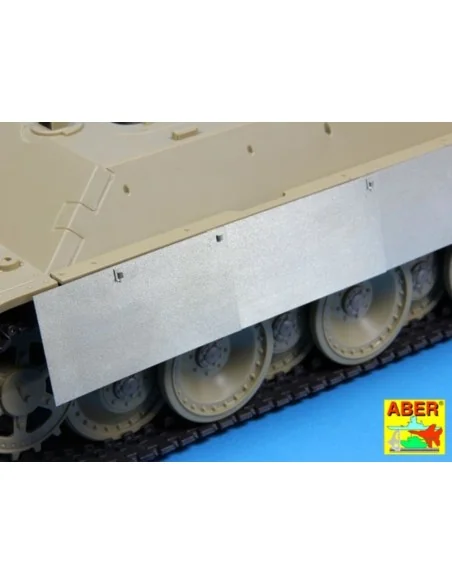 Side skirts for Panther G, 1/25 - Aber Models 25011