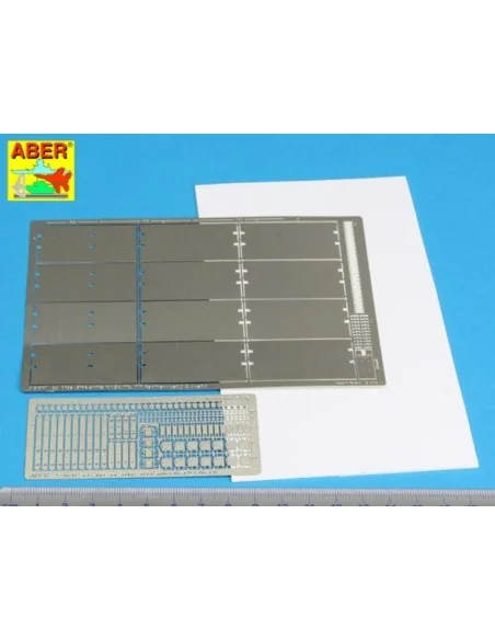Side skirts for Panther A/D, 1/25 - Aber Models 25019