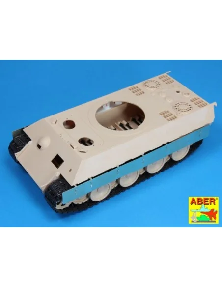 Side skirts for Panther A/D, 1/25 - Aber Models 25019