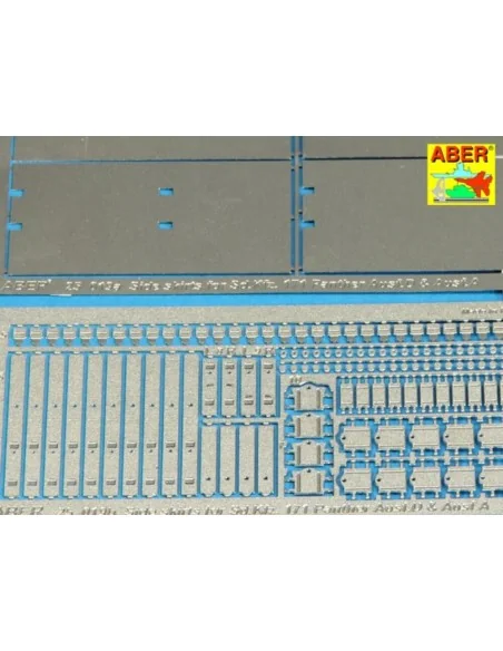 Side skirts for Panther A/D, 1/25 - Aber Models 25019