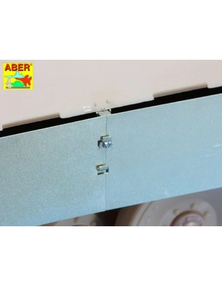 Side skirts for Panther A/D, 1/25 - Aber Models 25019