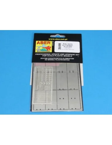 Side skirts for Panther A/D, 1/25 - Aber Models 25019