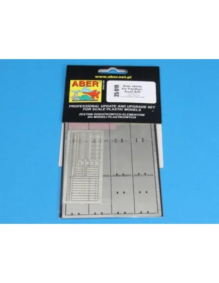 [NO_DESC] Side skirts for Panther A/D, 1/25 - Aber Models 25019