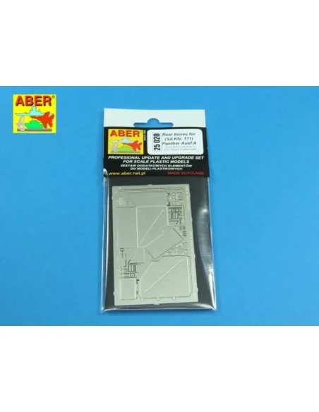 Rear boxes for (Sd.Kfz. 171) Panther Ausf.A, 1/25 - Aber Models 25020