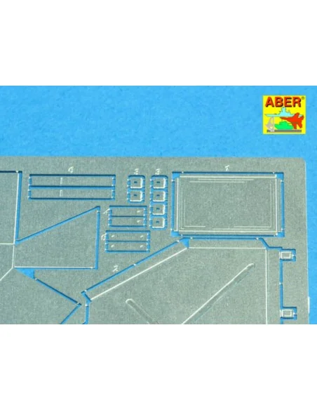 Rear boxes for (Sd.Kfz. 171) Panther Ausf.A, 1/25 - Aber Models 25020