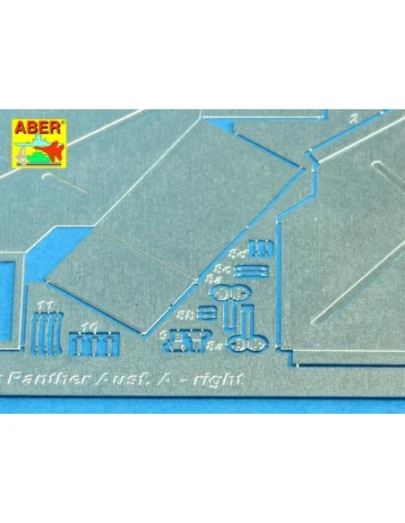Rear boxes for (Sd.Kfz. 171) Panther Ausf.A, 1/25 - Aber Models 25020