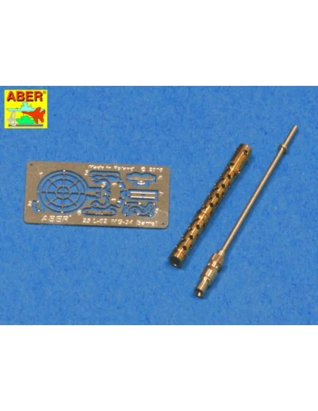 MG34 barrel, 1/25 - Aber Models 25 L-02