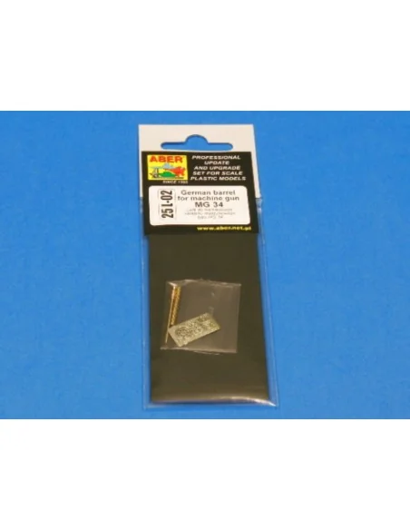 MG34 barrel, 1/25 - Aber Models 25 L-02