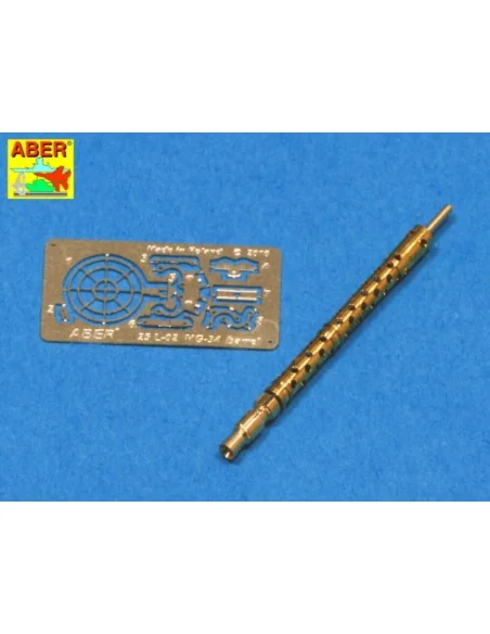 [NO_DESC] MG34 barrel, 1/25 - Aber Models 25 L-02
