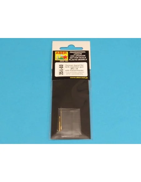 Barrel for German tank MG 34, 1/25 - Aber Models 25 L-03