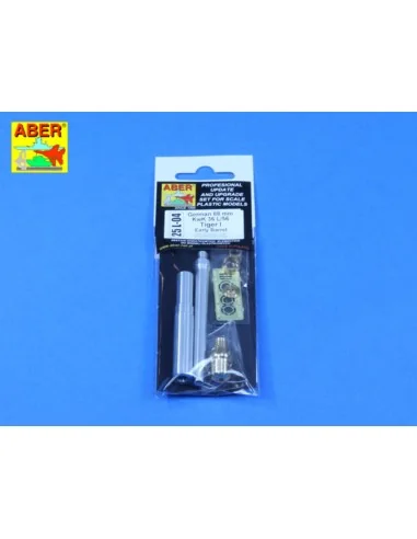 German 88 mm KwK 36 L/56 Tiger I Early Barrel, 1/25 - Aber Models 2...