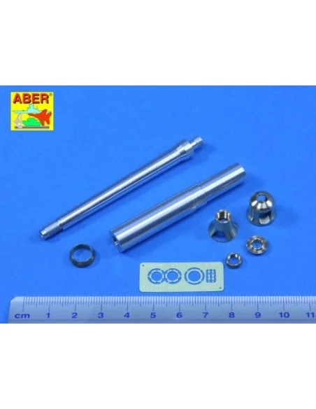German 88 mm KwK 36 L/56 Tiger I Early Barrel, 1/25 - Aber Models 2...