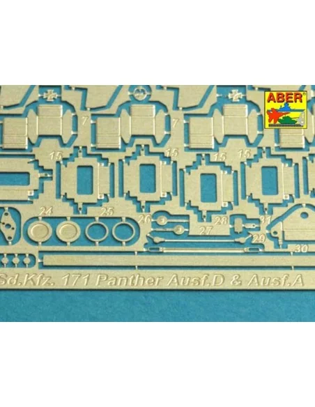 Pz.Kpfw. V Ausf.D&A (Sd.Kfz. 171) Panther, 1/35 - Aber Models 35 K02