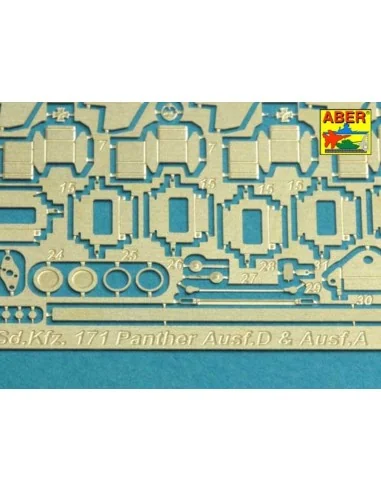 Pz.Kpfw. V Ausf.D & A (Sd.Kfz.171) Panther, 1/35 - Aber Models 35 K02M